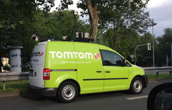 Und noch einmal: TomToms Aufnahme-Fahrzeug