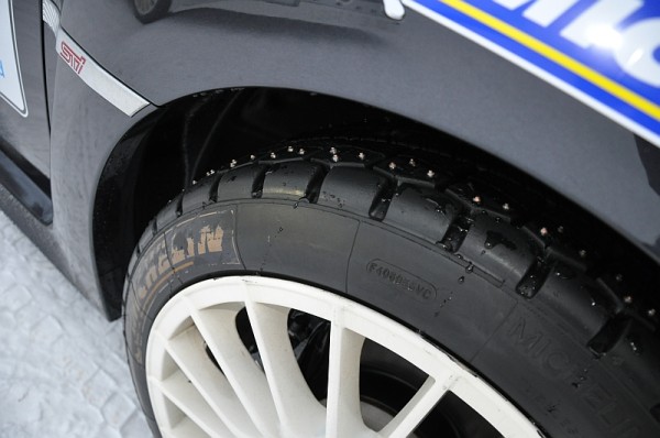 Michelin Winter Experience 2014 Subaru WRX STI Spikes