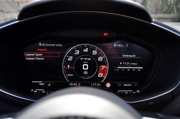 Neuer Audi TTS Coupe 2015 Audi virtual cockpit