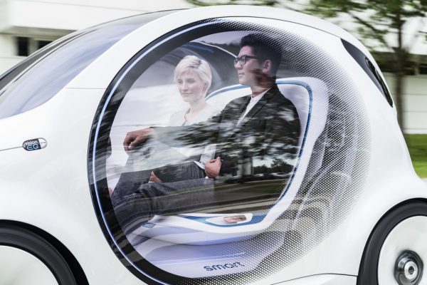 Autonomes Konzeptfahrzeug smart vision EQ fortwo: So sieht das Carsharing der Zukunft aus