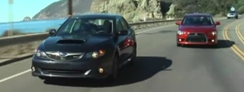 Subaru Impreza WRX STI vs. Mitsubishi Lancer Evo 10